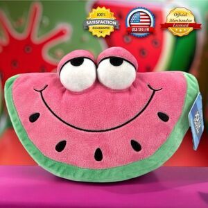 LICENSED Jolly Rancher Anthropomorphic Watermelon Plush Toy 7.5"x12" | Funko '23